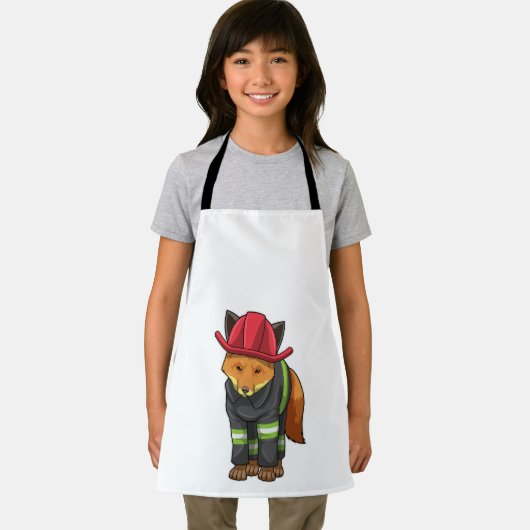 Fox als brandweerman met Helmet Schort (Insitu)