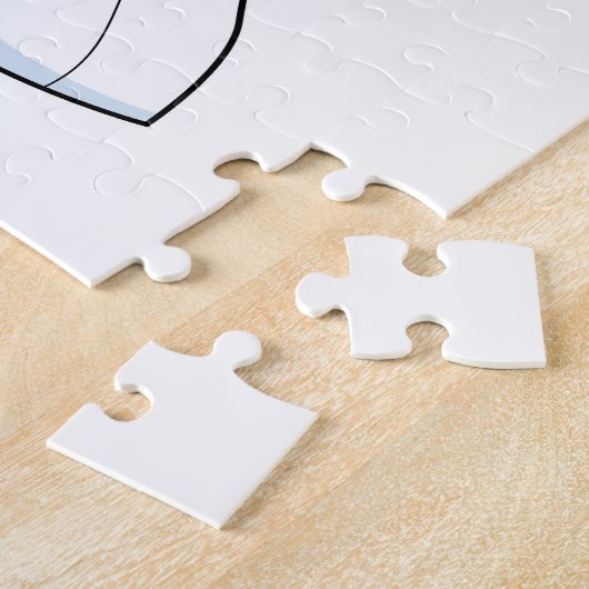 Fox als Bride met bruiloft-jurk en bloem-worstel Legpuzzel (Zijkant)