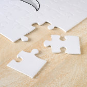 Fox als Bride met Veil Legpuzzel (Zijkant)