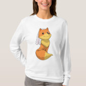 Fox als Bride met Veil T-shirt (Voorkant)
