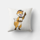 Fox als bruom met bruiloft kussen (Achterkant)