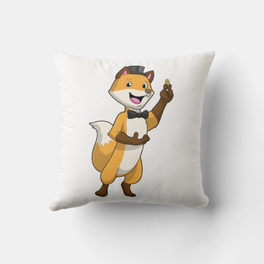 Fox als bruom met bruiloft kussen (Achterkant)