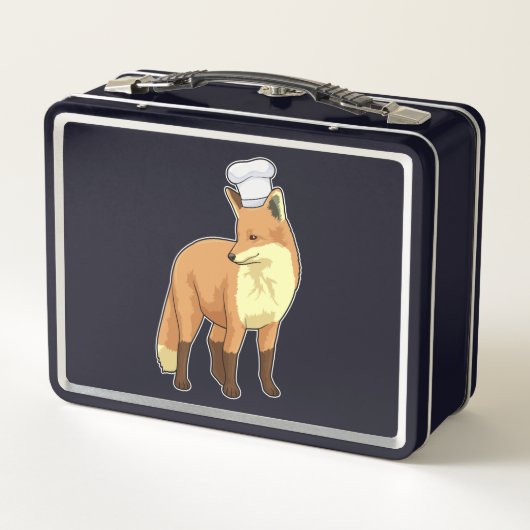 Fox als Cook met Chef-pet (Achterkant)