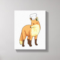 Fox als Cook met Chef-pet