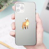 Fox als Cook met Chef-pet Sticker (Telefoon)