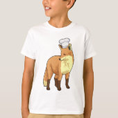 Fox als Cook met Chef-pet T-shirt (Voorkant)