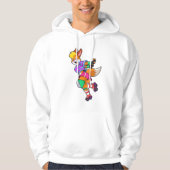 Fox als gealigneerde Skater met gealigneerde Schaa Hoodie (Voorkant)