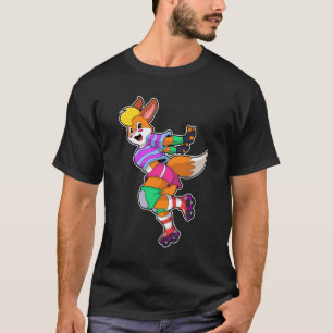 Fox als gealigneerde Skater met gealigneerde Schaa T-shirt