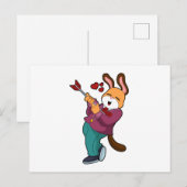 Fox als Groom met Suit Briefkaart (Voorkant / Achterkant)