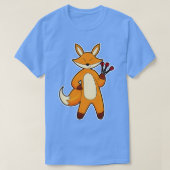 Fox als kunstspeler met kunstkunst t-shirt (Design voorkant)