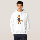 Fox als Magicaliër met Magic Wand & Pet Hoodie (Voorkant volledig)