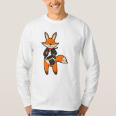 Fox als Magicaliër met Magic Wand & Pet T-shirt (Voorkant)