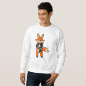 Fox als Magicaliër met Magic Wand & Pet Trui (Voorkant volledig)