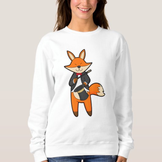 Fox als Magicaliër met Magic Wand & Pet Trui (Voorkant)