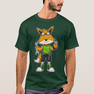 Fox als Mechanic met moersleutel T-shirt
