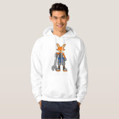 Fox als Mechanic met Spanner Hoodie (Voorkant volledig)