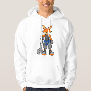 Fox als Mechanic met Spanner Hoodie