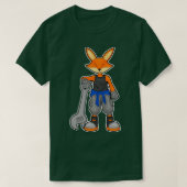 Fox als Mechanic met Spanner T-shirt (Design voorkant)