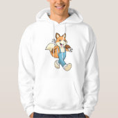 Fox als mechanisch met moersleutel hoodie (Voorkant)