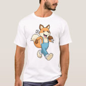 Fox als mechanisch met moersleutel t-shirt (Voorkant)