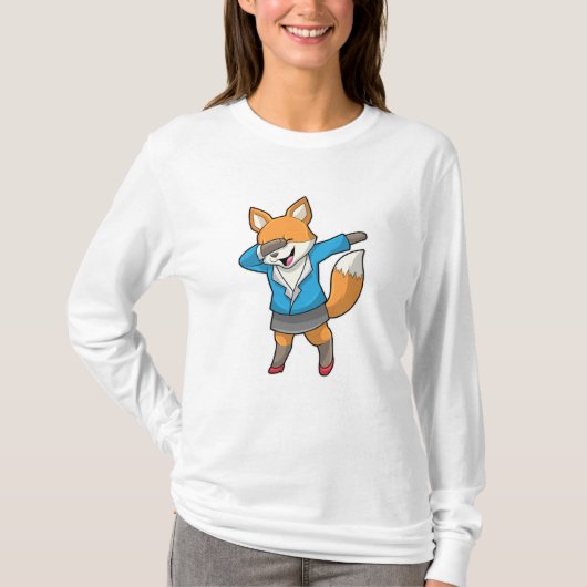 Fox als secretaris van Hip Hop Dance T-shirt (Voorkant)