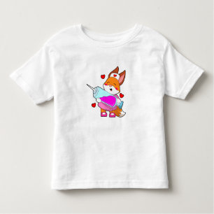 Fox als verpleegster met spuit kinder shirts