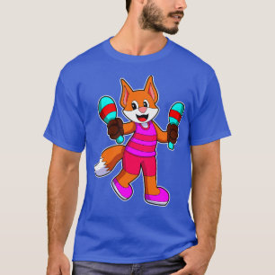 Fox als zanger met microfoon 1 t-shirt