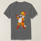 Fox als zanger met microfoon t-shirt (Design voorkant)