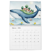 Fox and a butterfly  Calendar Kalender (Feb 2026)