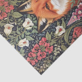 Fox and Foxglove Bloemen William Morris Geïnspiree Tissuepapier (Detail)