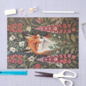 Fox and Foxglove Bloemen William Morris Geïnspiree Tissuepapier (Craft)