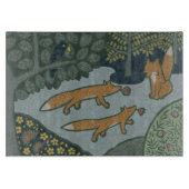 Fox and friends cutting board snijplank (Voorkant)