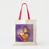 fox and owl tote bag (Voorkant)