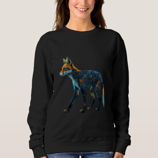 Fox Animal Animal Motif Fox Trui (Voorkant)