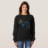 Fox Animal Animal Motif Fox Trui (Voorkant volledig)