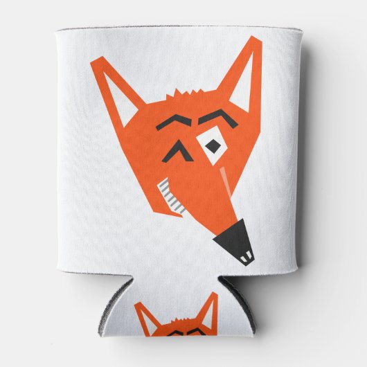 Fox Animal Cartoon Cunning Devious Evil Eye Blikjeskoeler (Voorkant)