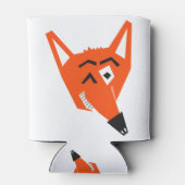 Fox Animal Cartoon Cunning Devious Evil Eye Blikjeskoeler (Achterkant)