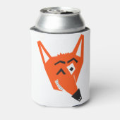 Fox Animal Cartoon Cunning Devious Evil Eye Blikjeskoeler (Blikje Achterkant)