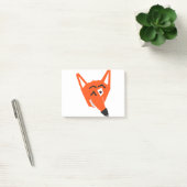 Fox Animal Cartoon Cunning Duizelig boze oog Post-it® Notes (Kantoor)
