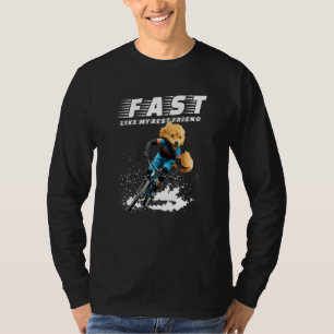 Fox Animal Dog Bicycle Graphic en nog veel meer T-shirt
