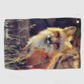 Fox Animal Golf Towel Golfhanddoek (Horizontaal)