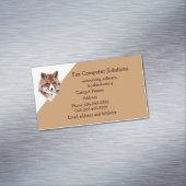 Fox Animal Natuur Wildlife Computer Solutions Magnetisch Visitekaartje (Voorbeeld)