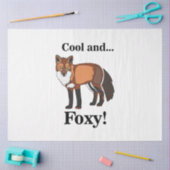 Fox Animal Wildlife Foxy Verjaardag Tissuepapier (Craft)