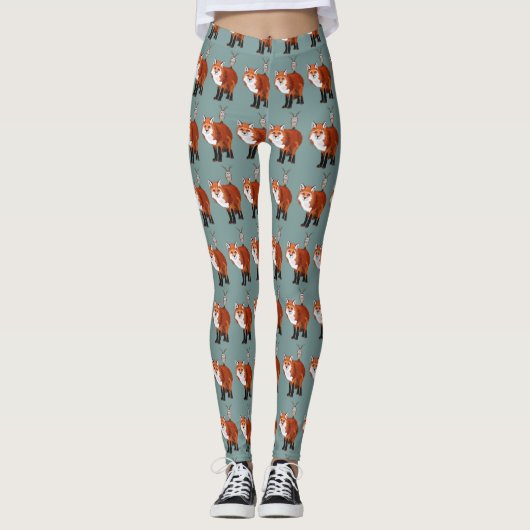 FOX & ANTLER OWL LEGGINGS (Voorkant)