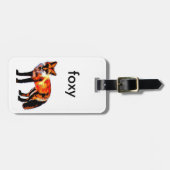 fox art bagagelabel om je te personaliseren (Voorkant horizontaal)