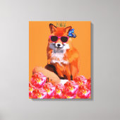 Fox Art Canvas Print (Voorkant)