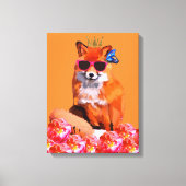 Fox Art Canvas Print (Voorkant)