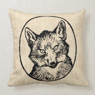  Fox Art Cute Illustrated Fox Kussen