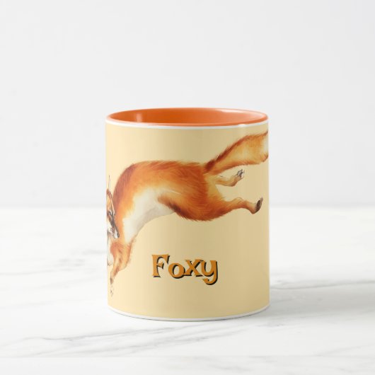  Fox Art Foxy Mok Cup (Midden)