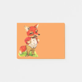 Fox  art post-it note gift
